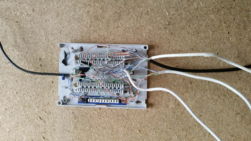 Before Cable Rewiring 